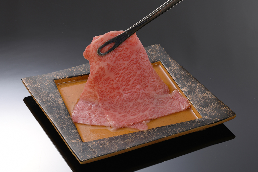 お出汁で食べるミルフィーユ