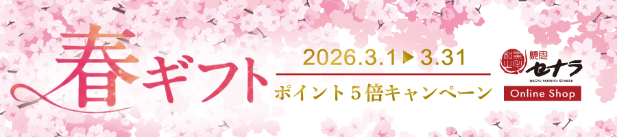 焼肉セナラオンラインショップ春のギフトキャンペーン