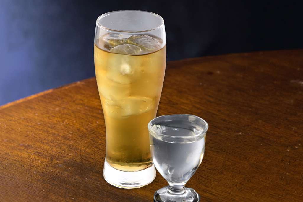 焼酎割りコーン茶